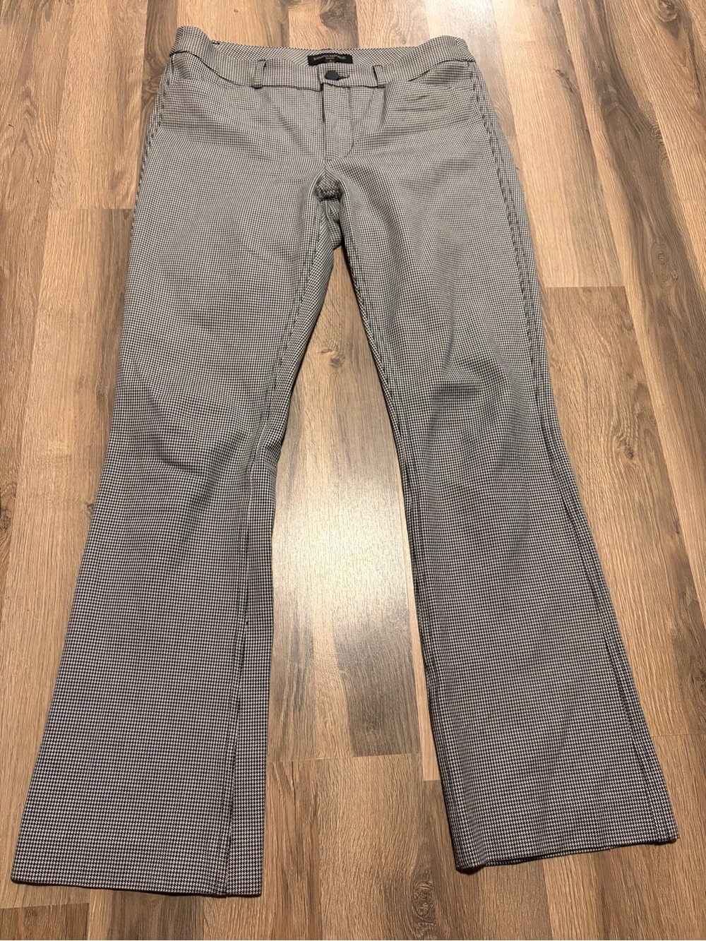Banana Republic Mid Rise Sloan Houndstooth Dress Pants Size 4 Like New